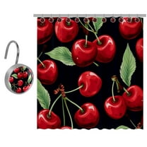 Cherry Shower Curtain for Bathroom