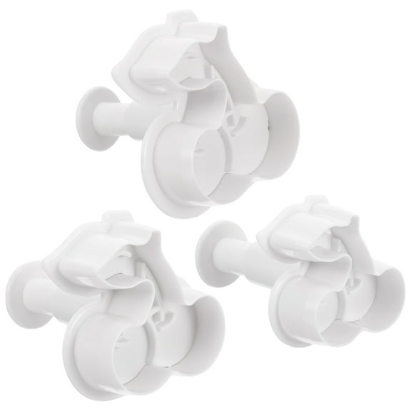 Cherry Silicone Mold 3 Pcs Household Baking Tools Plastic Plunger Molds Kitchen Accessories