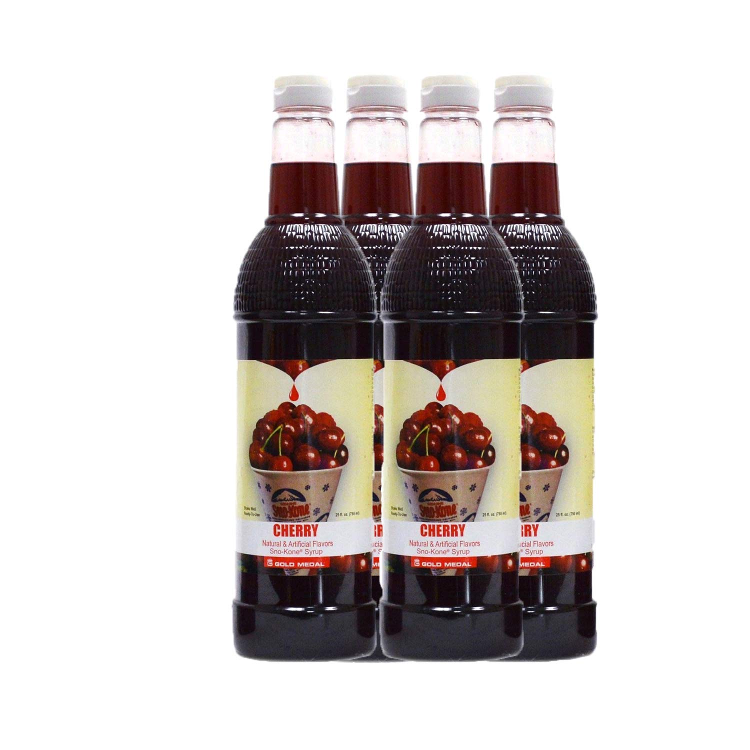 Cherry Snow Cone Syrup (25 oz. / 750 ml) (4 ct)