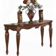 thumbnail image 1 of Cherry Sofa Table with Turned Fluted Legs - Classic Elegance for Your Living Space (54.5" x 20.5" x 30.5"), 1 of 5