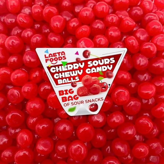 Cherry Sours | Chewy Red Candy | 1 Pound Bag