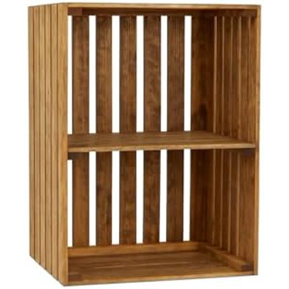 Cherry Stained Turntable Stand$$Office