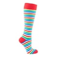 thumbnail image 1 of Cherry Stripe Socks, 1 of 2