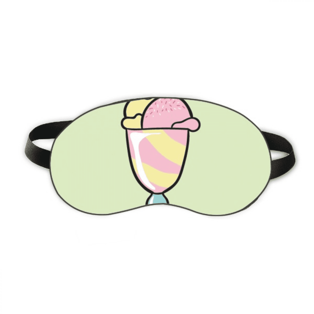 Cherry Sweet cup ice cream Sleep Eye Shield Soft Night Blindfold Shade Cover
