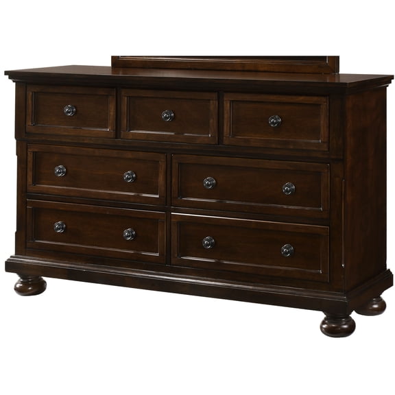 Cherry Tone - Wood Drawer Boxes for Durability - Bedroom Setup - Easy - to - Open Drawers