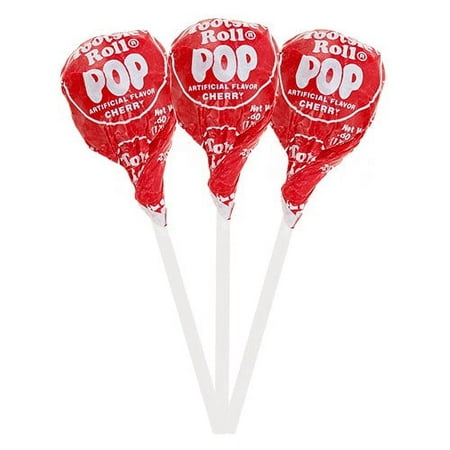 Cherry Tootsie Pops - 2 LB Bulk Bag