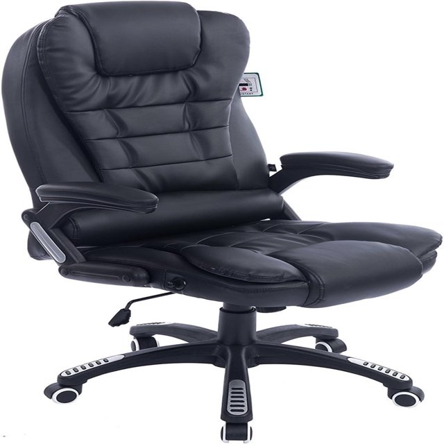 Cherry Tree Executive Recline High Back Extra Padded Office Chair Black