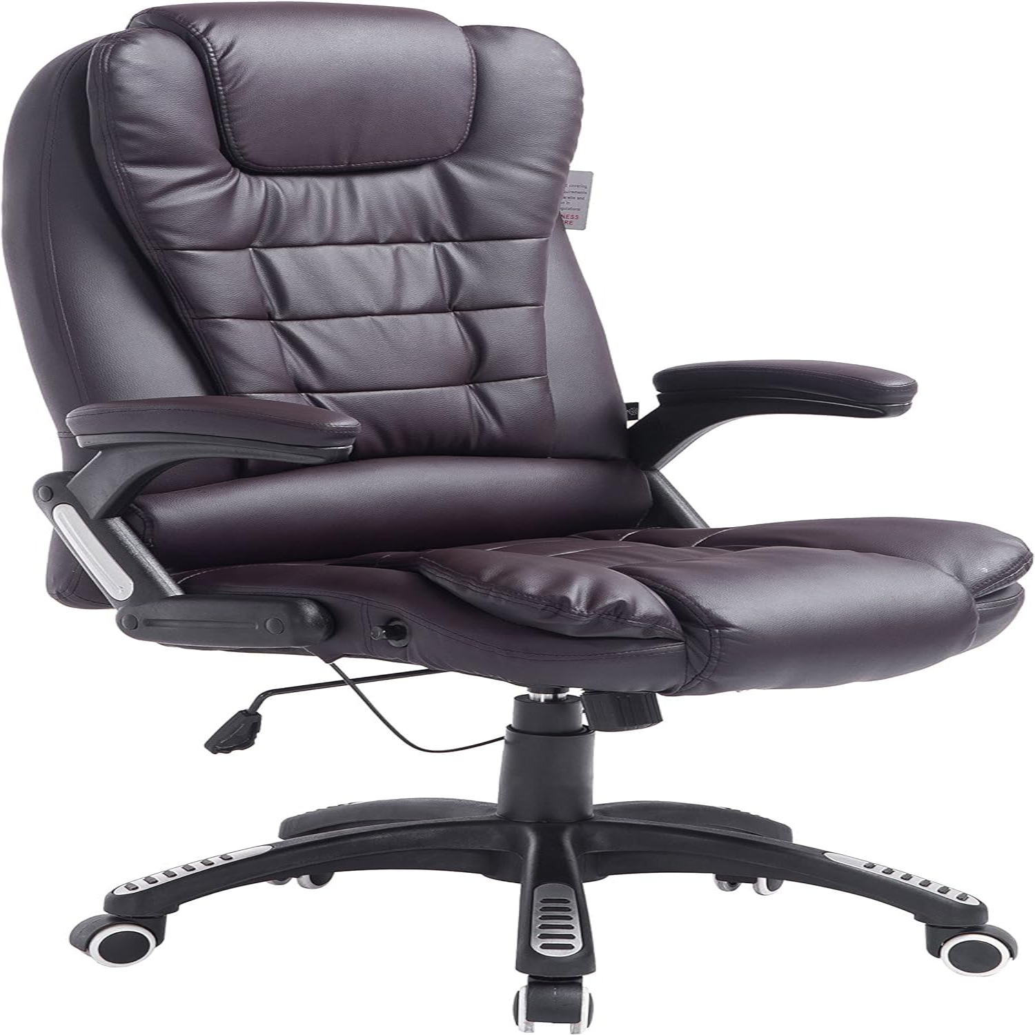 Cherry Tree Executive Recline High Back Extra Padded Office Chair Black