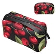 thumbnail image 1 of Cherry USB Organizer Waterproof Oxford Cloth Hard Drive Case Small Travel Cable Box Organizer 5.9x9.44x3.14 in, 1 of 6