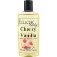 thumbnail image 1 of Cherry Vanilla Massage Oil by Eclectic Lady, 4 oz, Sweet Almond Oil and Jojoba Oil, 1 of 5