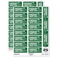 thumbnail image 1 of Cherry Very Great Job Cherries Teacher Student School Sticker Set - Dark Green - Matte Finish - 2.00" Large, 1 of 7