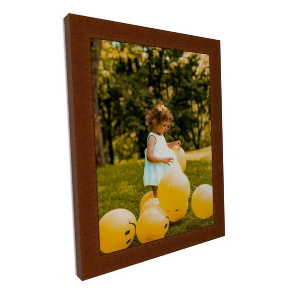 Cherry Wood Picture Frame - Flat Modern Framing