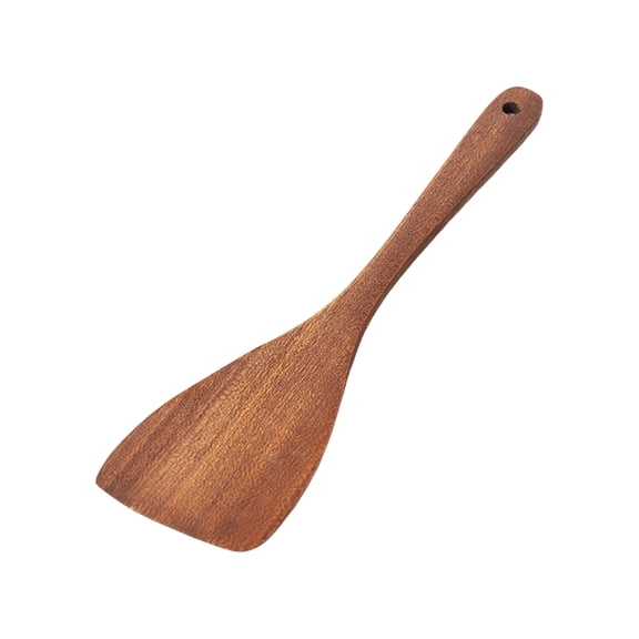 Cherry Wooden Spatula Turner Long Handle, Wood Kitchen Spatula Turner, Egg Scraper, Wood Cooking Utensil, Kitchen Spatulas For Flipping, Serving, Scraping & Turning Home Decor