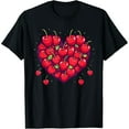 thumbnail image 1 of Cherry cherries heart cherry hearts fruit T-Shirt, 1 of 7