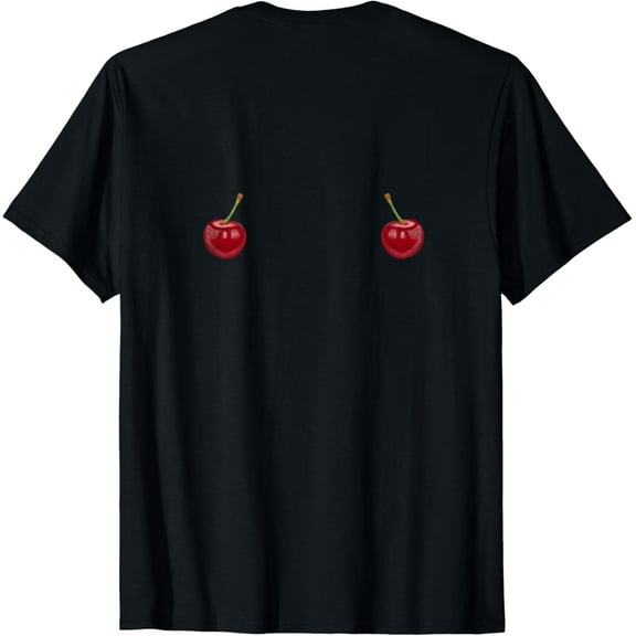 Cherry graphic Funny Creative Graphic T-Shirt