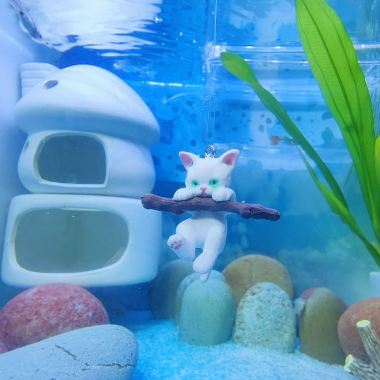 Cat fish tank toy deals