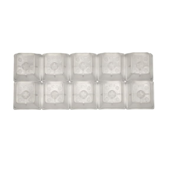 CherryProfile Blank Keycaps ABS Frosted Transparent Translucent R4 Keycap for Mechanical Keyboard Switches 5/10PCS