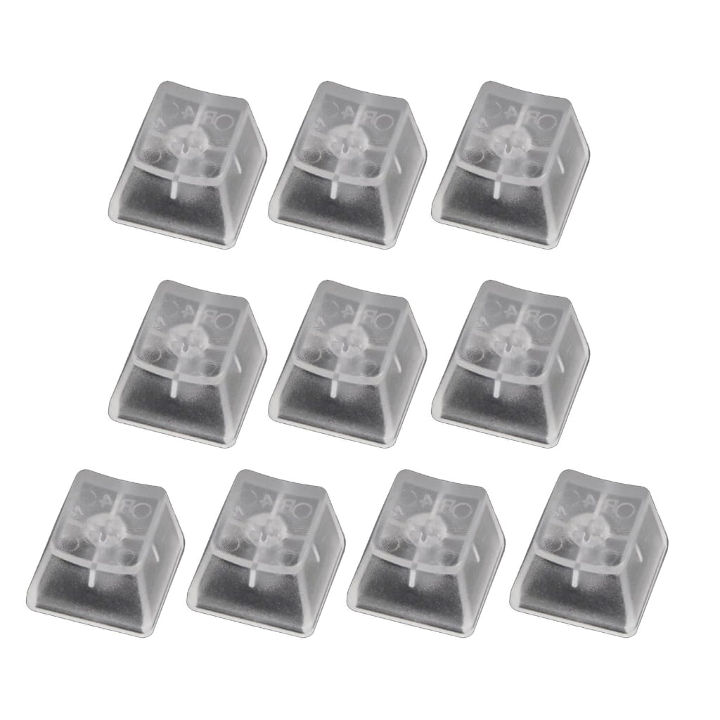 132 Keys Crystal Transparent Keycaps Cherry CBSA Profile Blank Backlit ABS Keycaps For Mechanical Keyboard Blank Keycaps - 7 - View #5