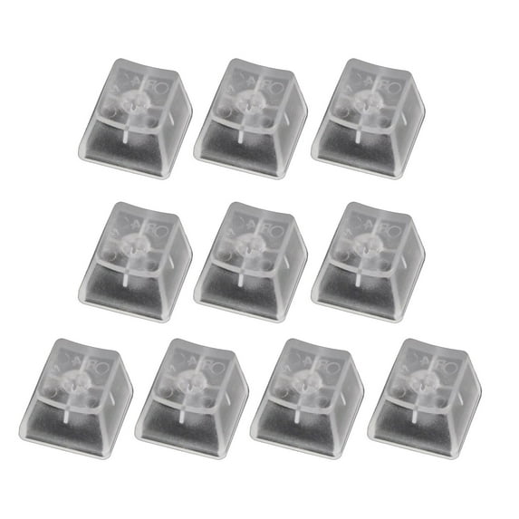 CherryProfile Keycaps ABS Frosted Transparent Translucent Keycap for Mechanical Keyboard Switches 5/10PCS