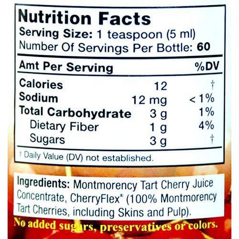 Cherryflex Liquid Fruit 30 Day Supply Made With Montmorency Cherries