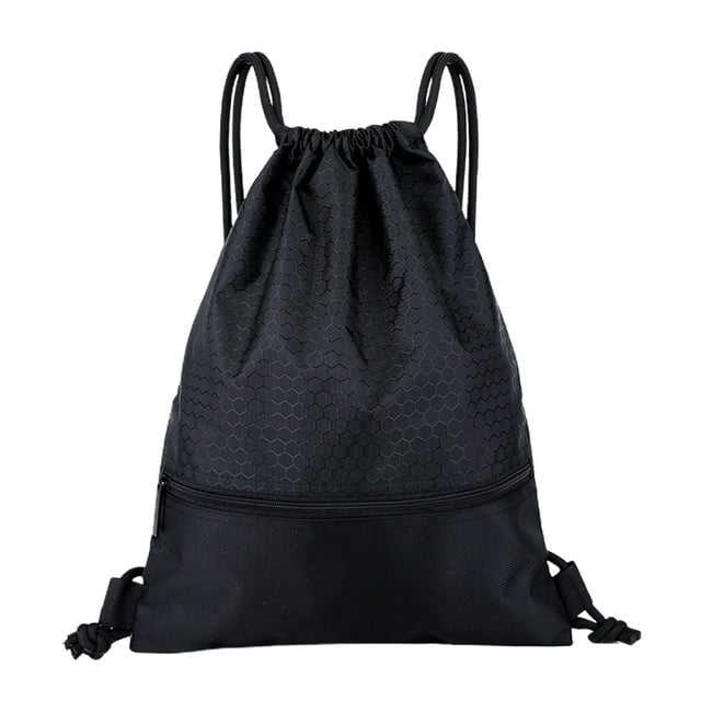 Cherryhome Backpack Bag, Waterproof Draw String Back Sack with Zip