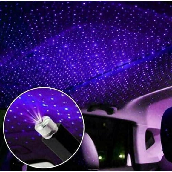 Cherryhome Car Interior Roof LED Star Light USB Atmosphere Starry Sky Night Projector Lamp for Car, Ceiling, Bedroom