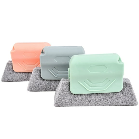 Cherryhome Hand-held Groove Gap Cleaning Tools,Door Window Track Crevice Cleaning Brushes Blind Cleaner Duster, Window Magic Cleaning Brush for Shower Door,Car Vents,Air Conditioner,Keyboard,Shutter