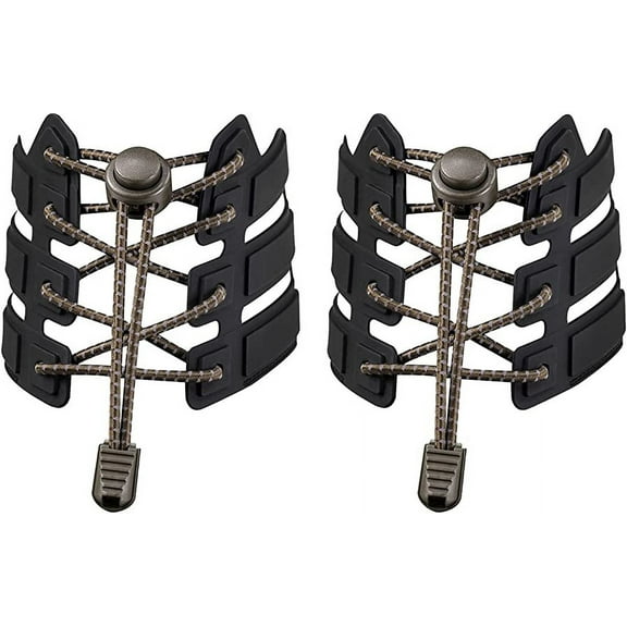 Cherryhome Tieless Elastic Shoe Laces - No Tie Shoelaces - One Size Fits All for Adults and Kids