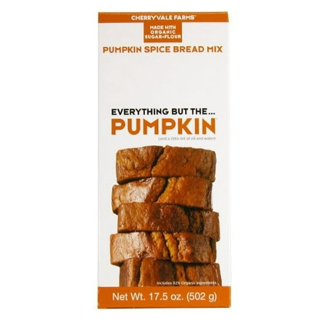 Cherryvale Farms Organic Bread Mix, Pumpkin Spice, 17.5 Ounce