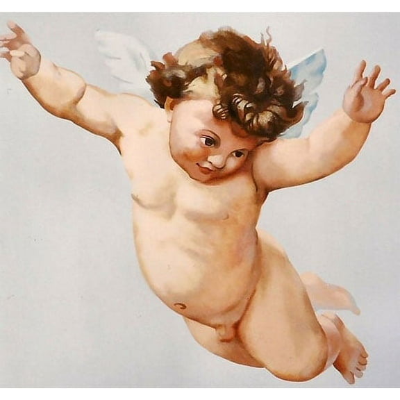 Cherub (Small) Wall Stencil by Jeff Raum