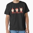 thumbnail image 1 of Cherub merry Christmas retro aesthetic festive holiday artwork tee Unisex T-Shirt, up to size 5XL, 1 of 2