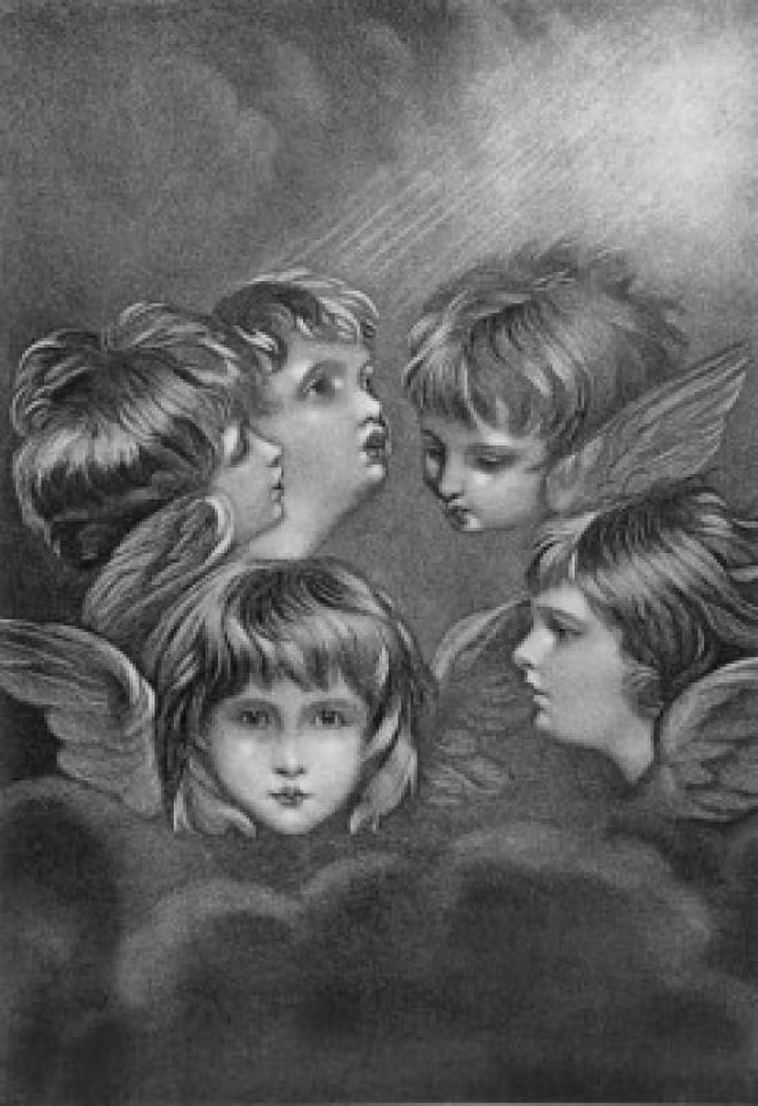 Cherubs Song The Reynolds Joshua (1723-1792British) Canvas Art - Joshua Reynolds (24 x 36)