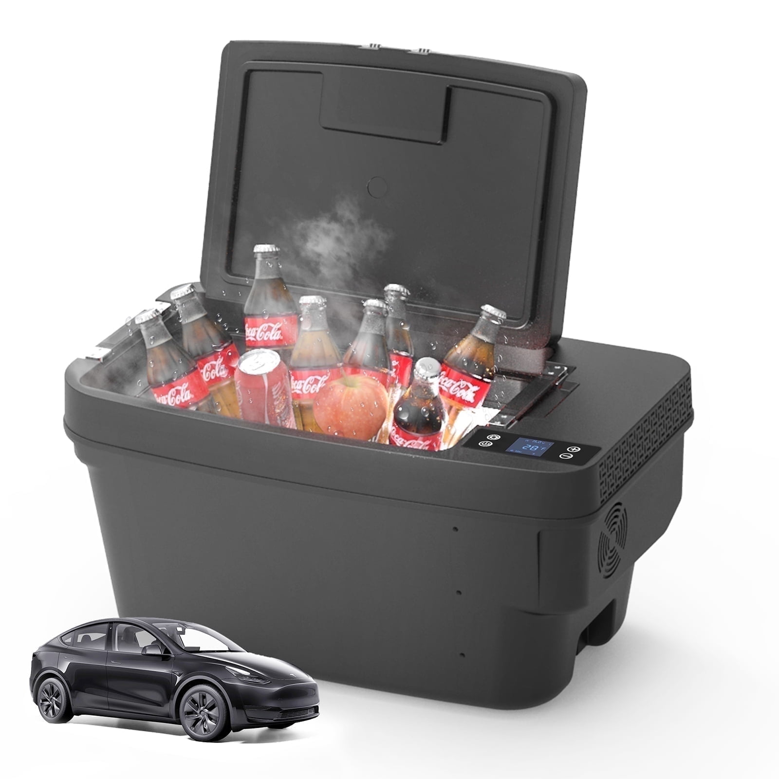 Chery Industrial Portable Car Refrigerator for Tesla Model Y, 35qt(33L) Car Freezer