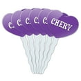 thumbnail image 1 of Chery Heart Love Cupcake Picks Toppers - Set of 6, 1 of 1