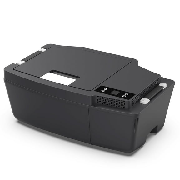 Chery Industrial Portable Car Refrigerator for Tesla Model 3,21qt(20L) Car Freezer,Black