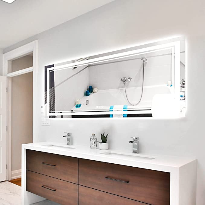 Chery Industrial 36 x 72 Inch LED Bathroom Mirror for Vanity, Wall