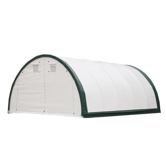 Chery Industrial W20'xL30'xH12' Single Truss Arch Storage Shelter, Metal Shed Tent, Dome Canopy for Carport Patio