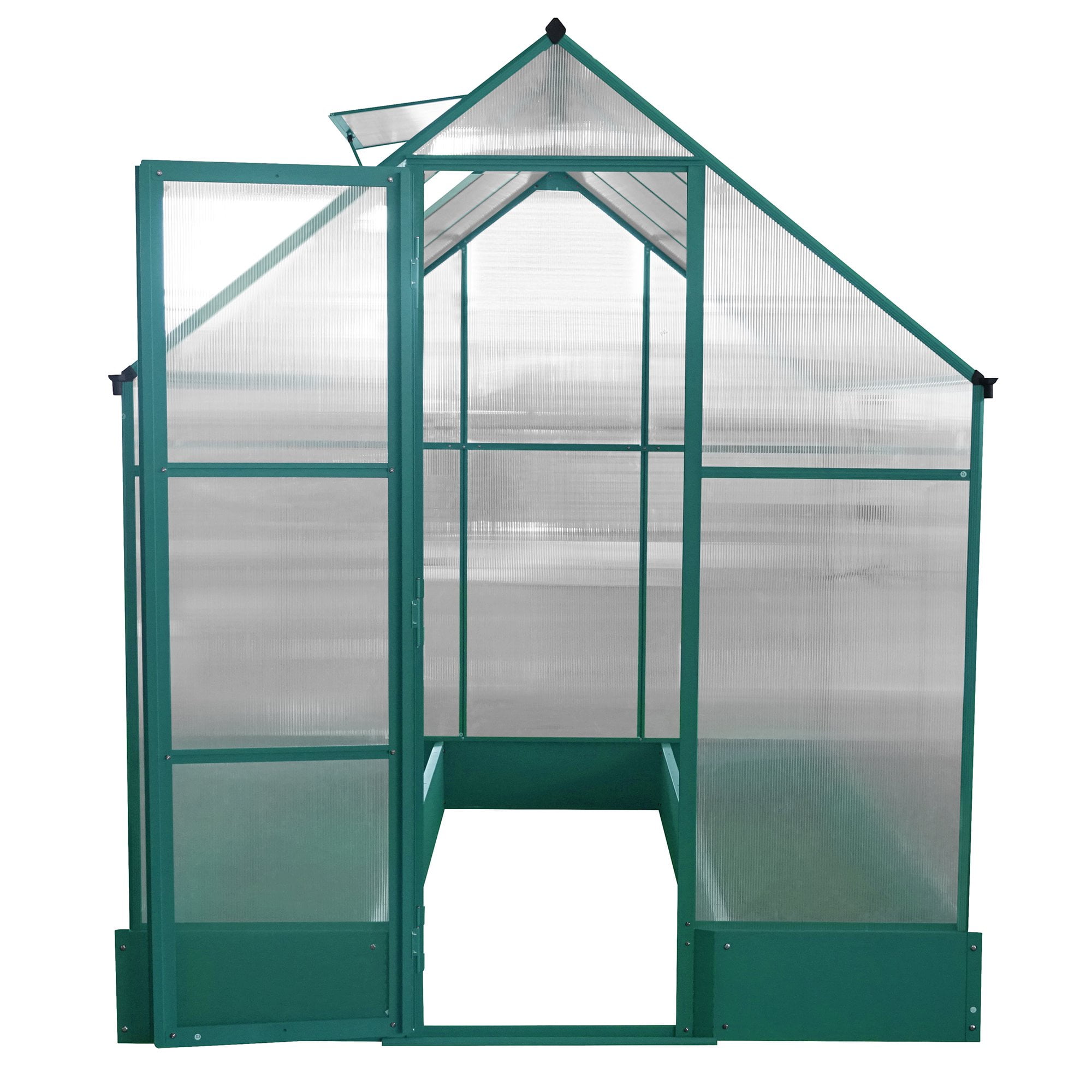 Chery Industrial Polycarbonate Greenhouse,6'x 6' Heavy Duty Portable