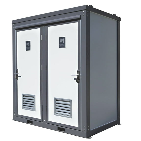 Portable Restroom Private Outdoor Toilet for Events, Construction Sites, Festivals & Camping