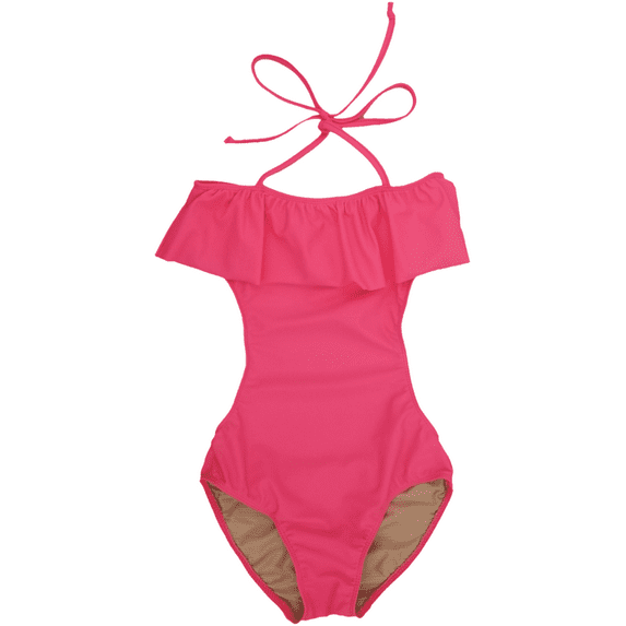 Cheryl Creations Kids Girl's Cute & Comfortable Ruffle One Piece Bathing Suit | Swimsuit