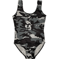 thumbnail image 1 of Cheryl Creations Kids One Piece Basic Bikini Swimsuit (Black Camouflage, X-Large 16), 1 of 1