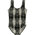 thumbnail image 1 of Cheryl Creations Kids One Piece Basic Bikini Swimsuit (Black Snake, Medium 10/12), 1 of 1