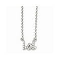 thumbnail image 1 of Cheryl M 925 Sterling Silver CZ LOL 18in. Necklace; for Adults and Teens; for Women and Men, 1 of 2