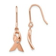 thumbnail image 1 of Cheryl M SS Rose Gold-Plated Awareness Shepherd Hook Earrings, 1 of 2