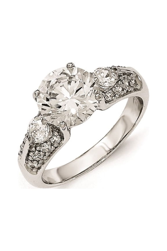 Sterling Silver AAA CZ Ring