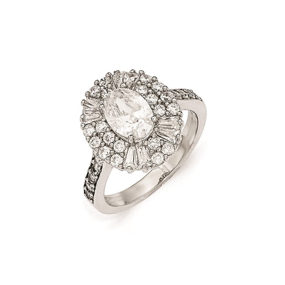 Cheryl M Sterling Silver CZ Ring