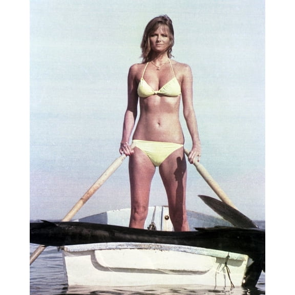 Cheryl Tiegs 24X36 Classic Hollywood Poster In Summer Look Rowing Boat