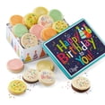 thumbnail image 1 of Cheryl's Cookies® Birthday Cookie Gift Tin,16 Individually Wrapped Buttercream-Frosted Cookies, Birthday Cake, Sugar, Chocolate Cake, Key Lime, Orange Citrus, Fruity Flavors, Kosher, Birthday Gift, 1 of 7