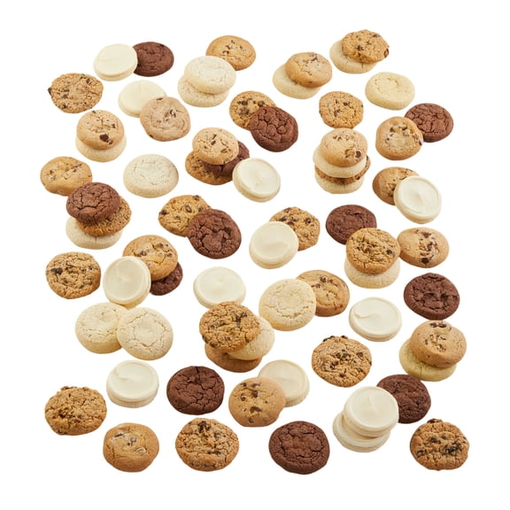 Cheryl's Cookies Cookie Gift Box w/ 72 Assorted Cookies, Chocolate Chip, Oatmeal Raisin, Chocolate, Sugar & Buttercream Frosted Individually Wrapped, Gourmet, Handmade, Any Occasion, Family, Friends