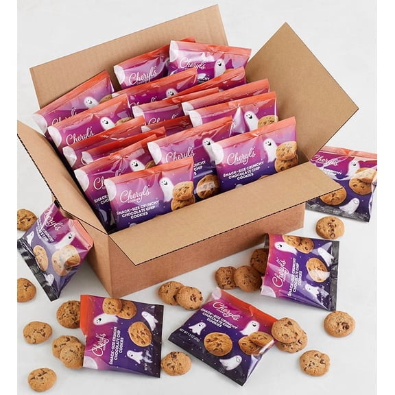 Cheryl's Cookies Crunchy Chocolate Chip Halloween Treat Bags, 35 Count